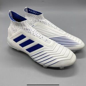 ADIDAS CLEATS PREDATOR 19+ FG/AG BOOST VIRTUSO - FOOTWEAR WHITE/BOLD BLUE 7.5